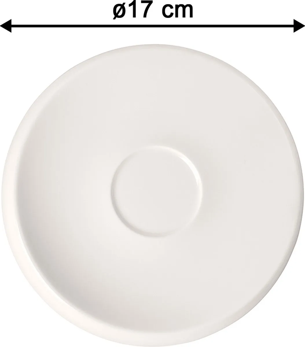 Villeroy & Boch NewMoon Koffieservice - 18-delig - 6 personen - Wit/Gekleurd