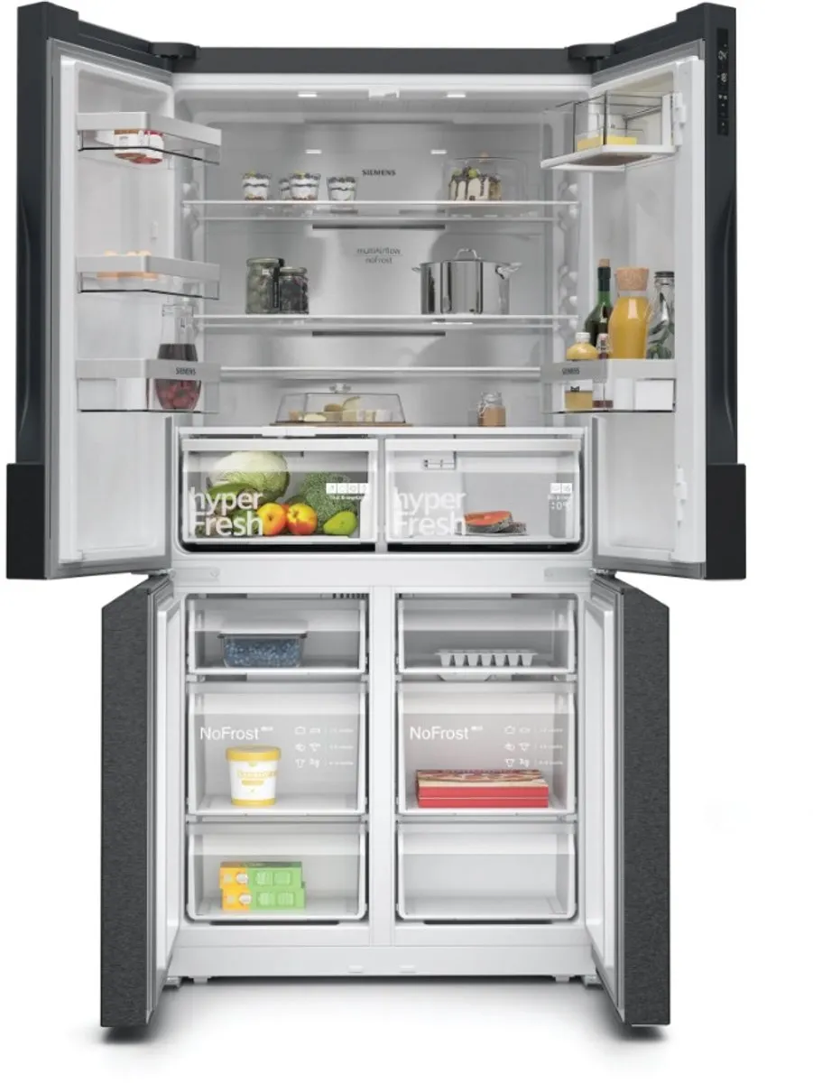 Siemens KF96DPXEA Vrijstaande Koelkast 574L - Grijs - afbeelding 6 van 6
