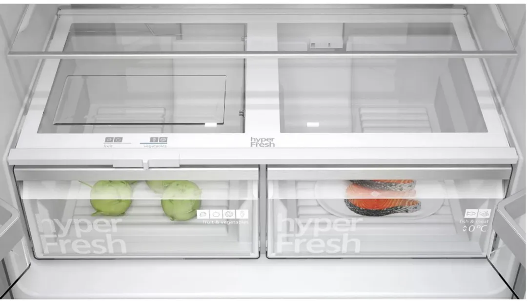 Siemens KF96DPXEA Vrijstaande Koelkast 574L - Grijs