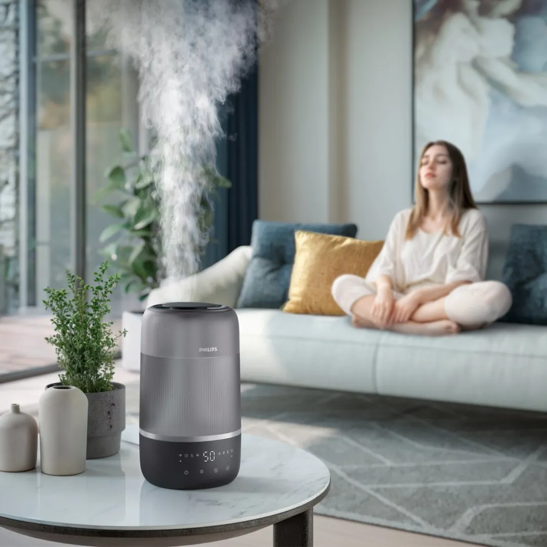 Philips 1000-serie HU1510/03 Luchtbevochtiger - 3L - Zilver