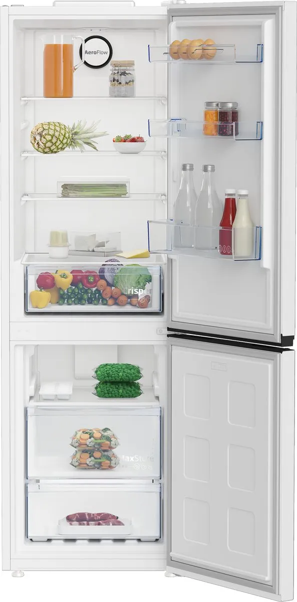 Beko B1RCNE364W Koelvriescombinatie Vrijstaand 316L