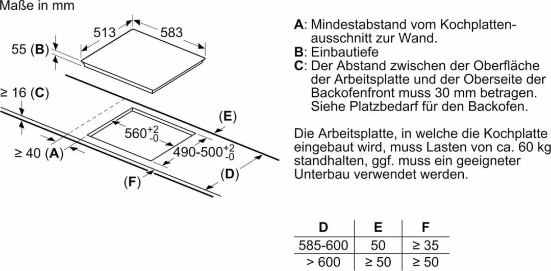Siemens iQ300 EH645BFB6E Inductiekookplaat 60cm - 4 Zones - Zwart - afbeelding 6 van 6
