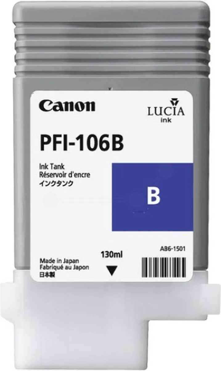 Canon PFI-106B Inktcartridge Cyaan 130ml