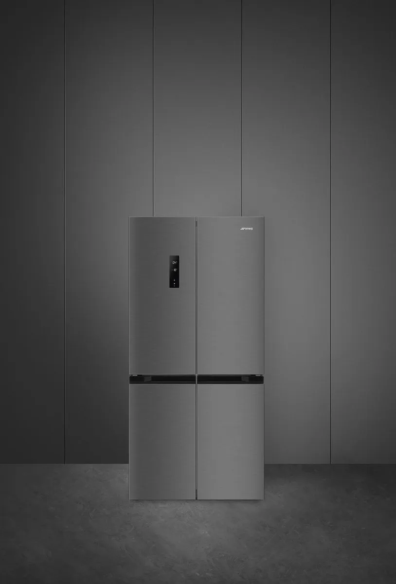 Smeg FQI48 French Door Koelkast 488L - Dark Grey Inox Look