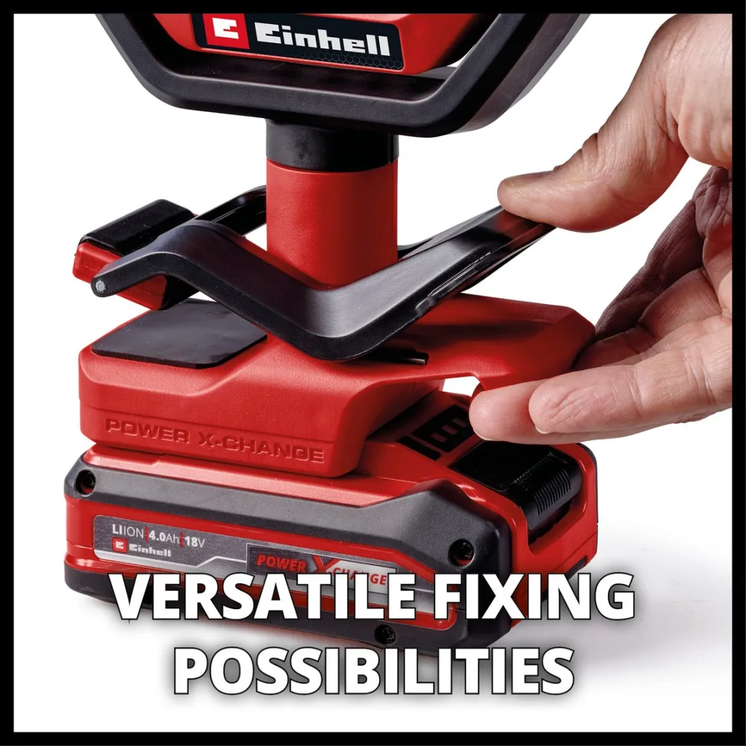 Einhell Accu Ventilator GC-CF 18/110 Li-Solo 18V - 3 standen - 300° draaibaar - Rood/Zwart