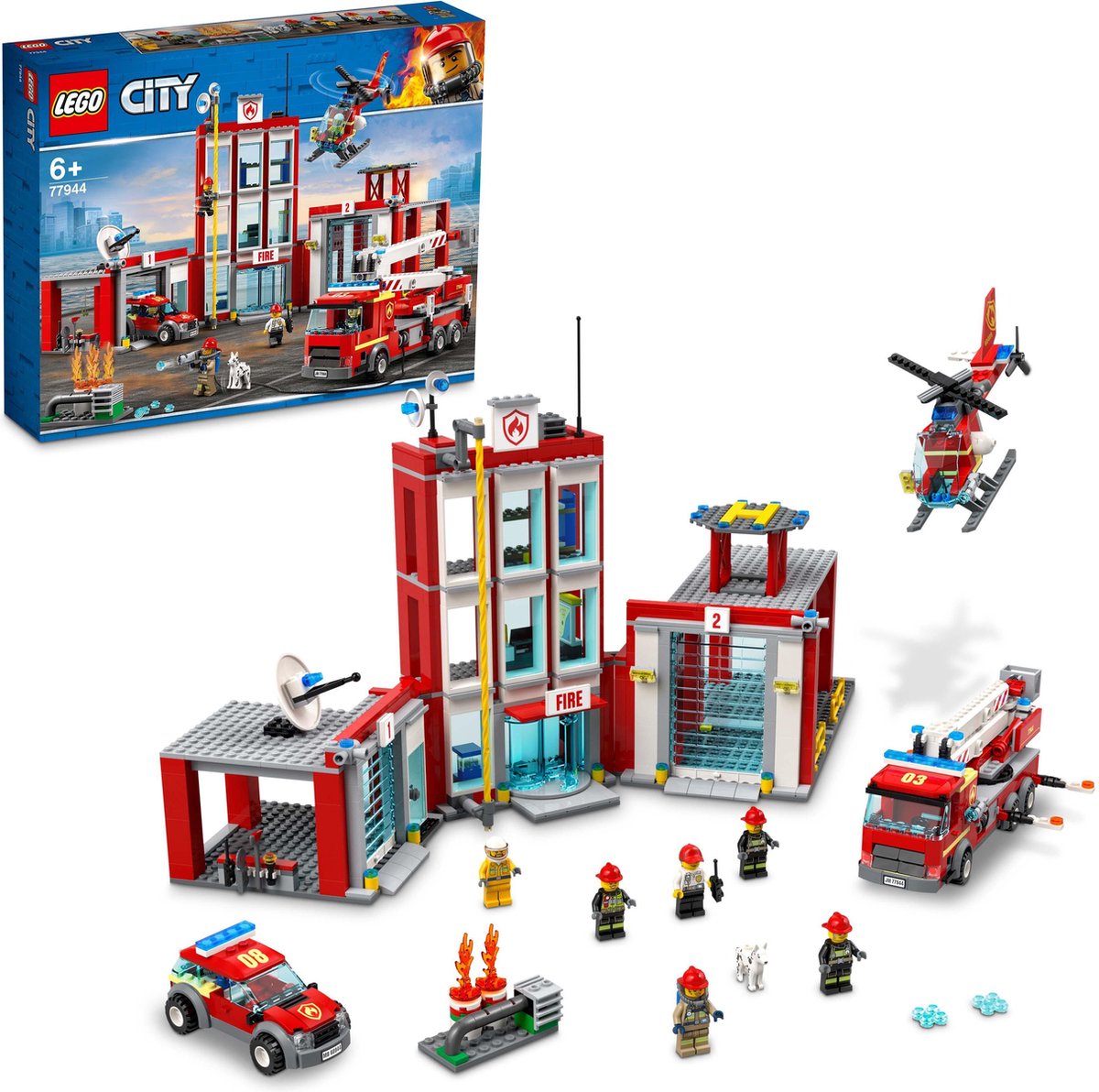 LEGO City Brandweerkazerne Hoofdkwartier - 77944