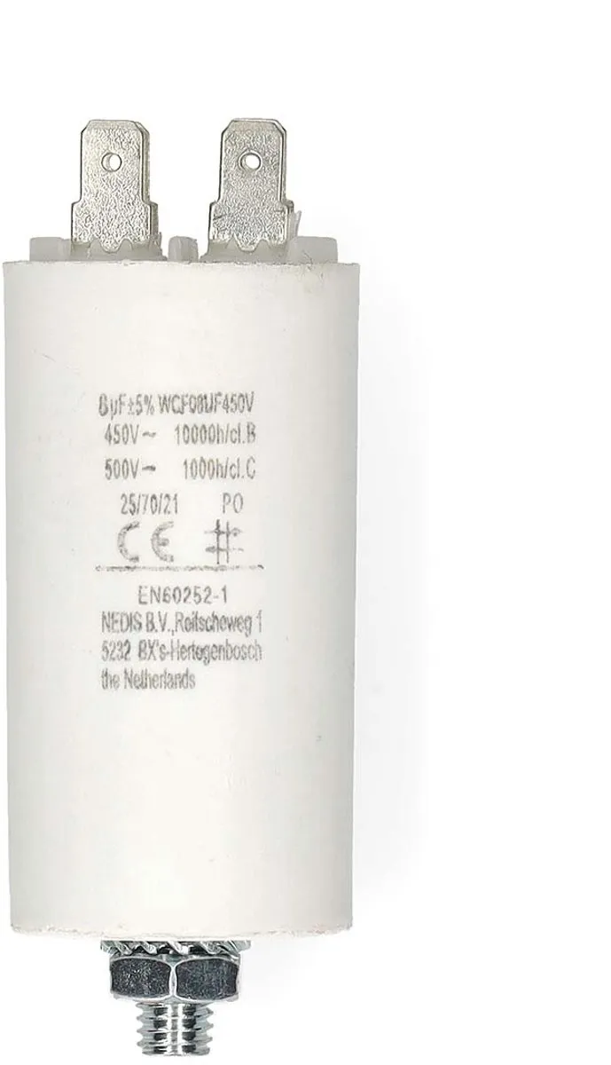 Nedis WCF08UF450V Condensator 8.0µF 450V