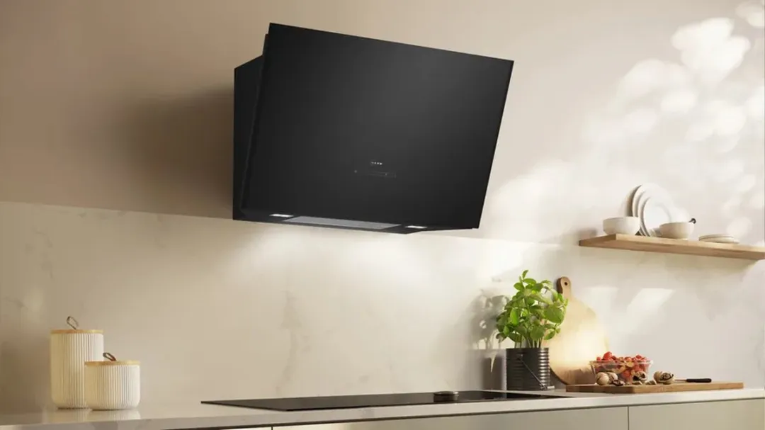 Neff D88IAN2S0 Wandschouwkap 80cm - Zwart glas