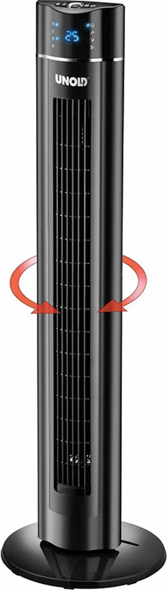 Unold Skyline Torenventilator UNOLD_788629 - 60W - Zwart - afbeelding 6 van 6