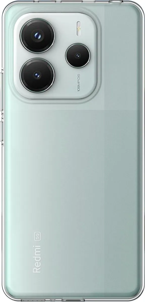 Just in Case Hoesje Xiaomi Redmi Note 14 5G - Siliconen - Transparant - afbeelding 6 van 6