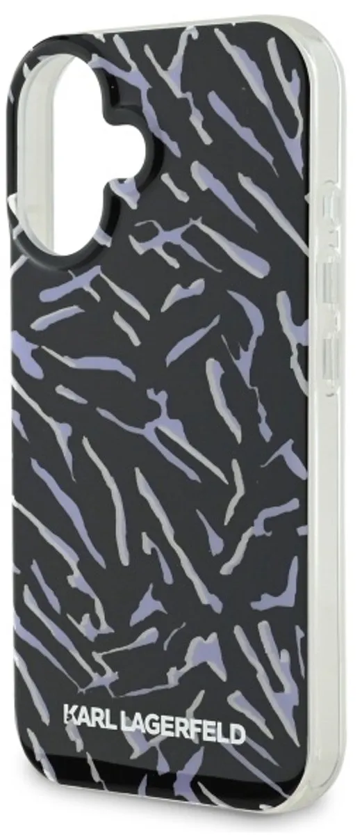 Karl Lagerfeld Zebra Serie Hoesje KLHCP16SHZBPKCCU - Fiolet