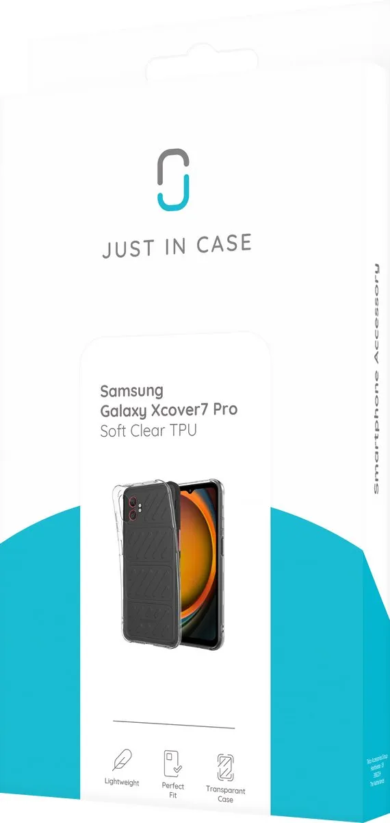 Just in Case Hoesje Samsung Galaxy Xcover 7 Pro Siliconen - Transparant