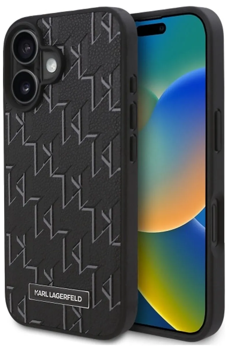 Karl Lagerfeld Hot Stamp Serie iPhone 16 Hoesje