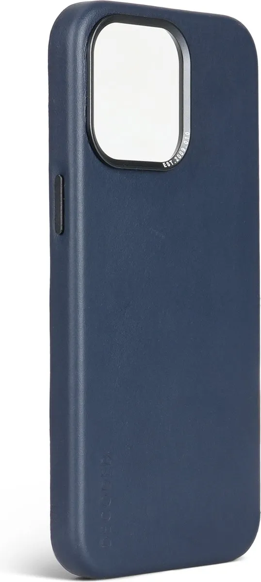 Decoded Hoesje iPhone 15 Pro True Navy - MagSafe - Europees Leer