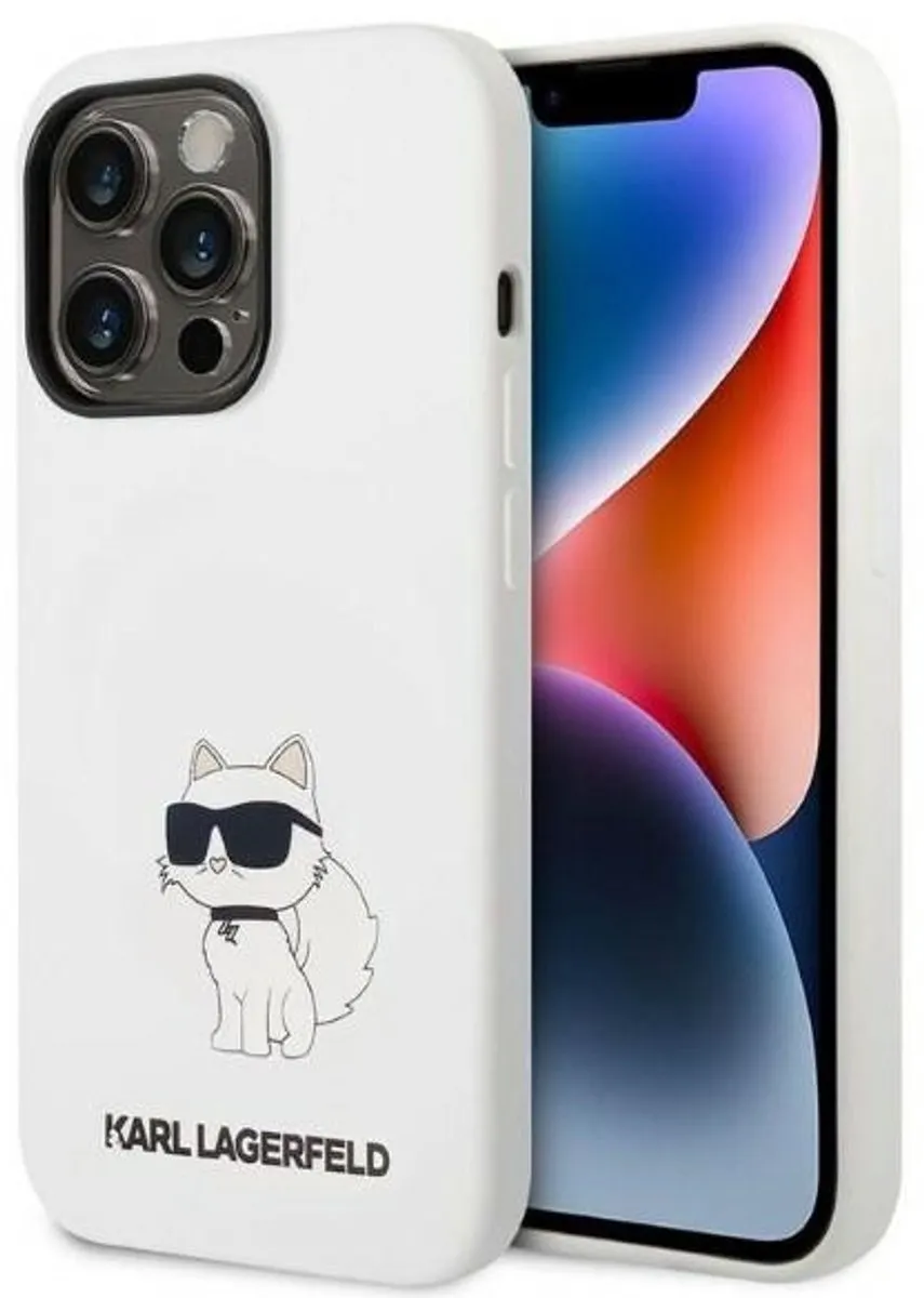 Karl Lagerfeld Silicone Hoesje iPhone 14 Pro Max 3666339086794