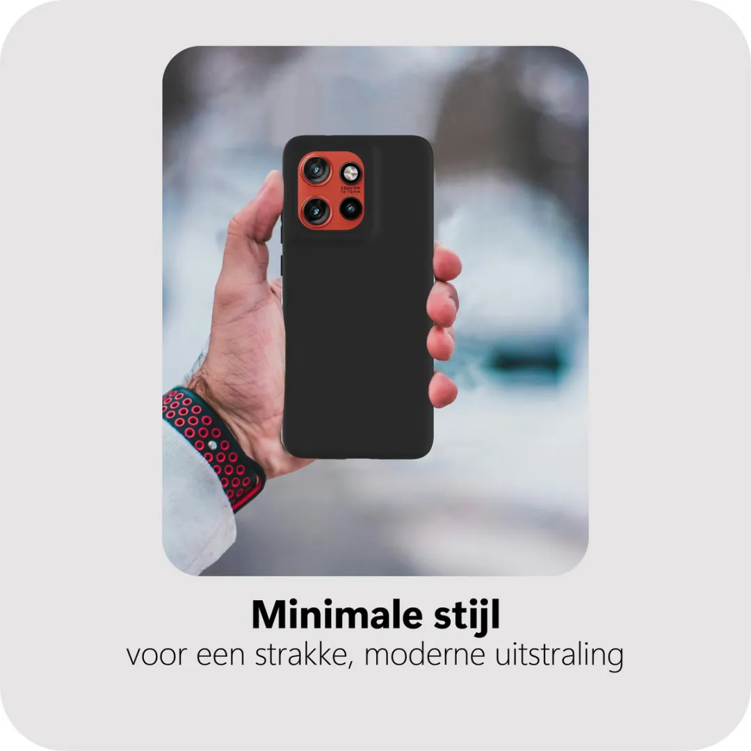 Just in Case Motorola Edge 60 Neo Hoesje Siliconen MMT2825KL1 - Zwart