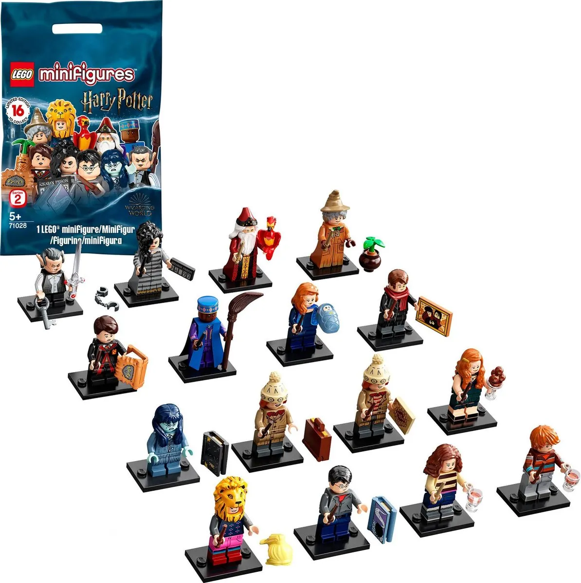 LEGO Harry Potter Minifiguren Serie 2 71028 - 8 Stukken - afbeelding 2 van 6