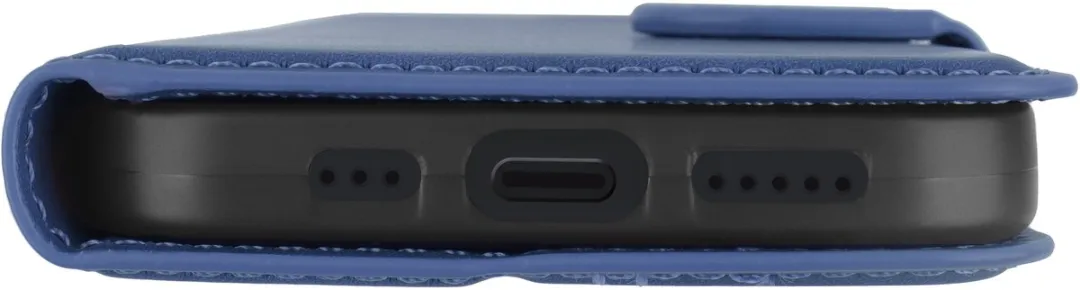 Just in Case iPhone 16 Hoesje Blauw - 4 Pasjes