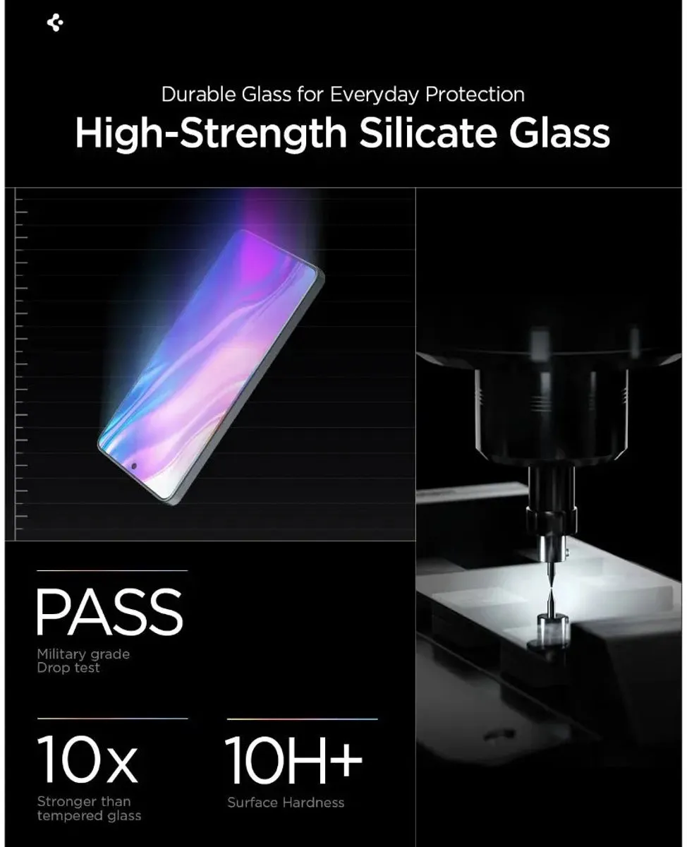 Spigen GLAS.tR EZ Fit Pro AGL11080 Antireflectiescherm - Samsung Galaxy S26 Plus - 2 Stuks