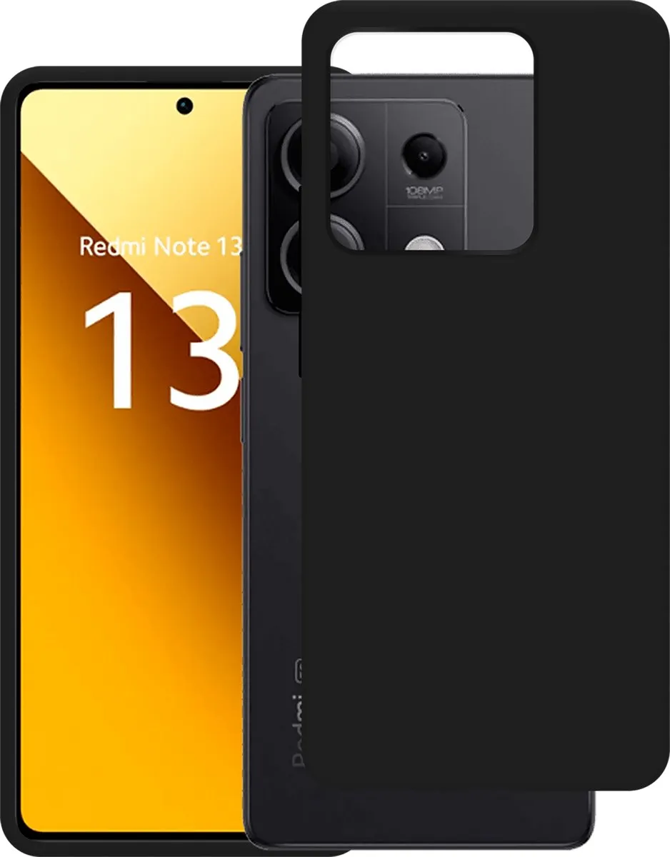 Just in Case Hoesje Xiaomi Redmi Note 13 5G - Zwart - afbeelding 6 van 6