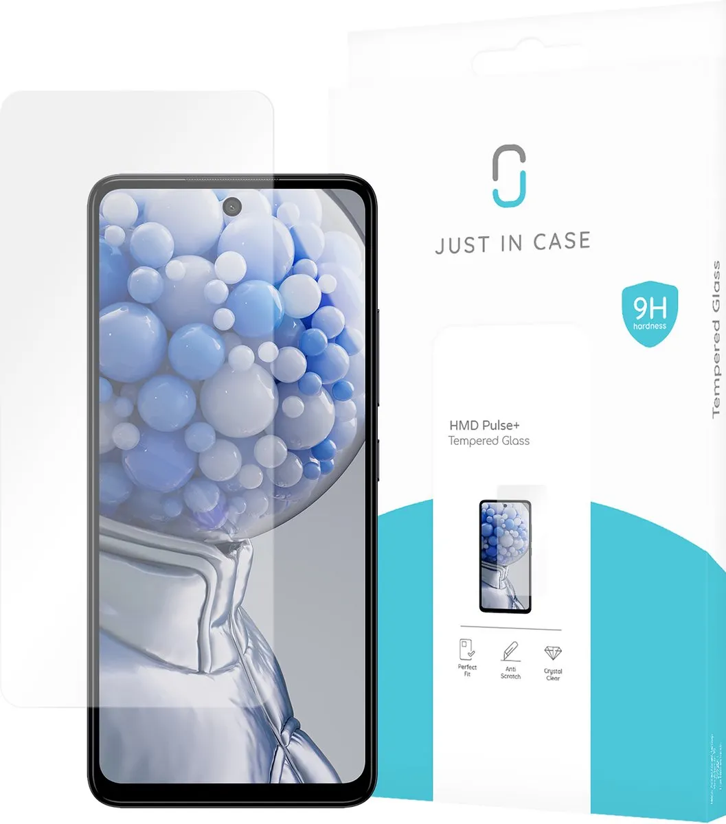 Just in Case Screenprotector HMD Pulse+ - Gehard Glas - afbeelding 5 van 6
