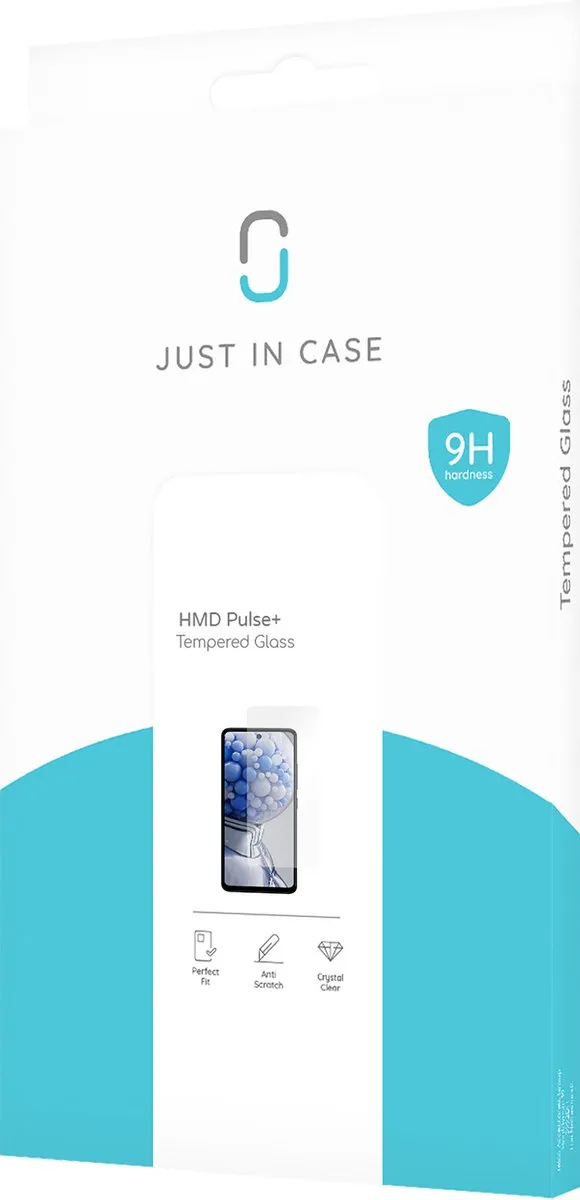 Just in Case Screenprotector HMD Pulse+ - Gehard Glas - afbeelding 4 van 6