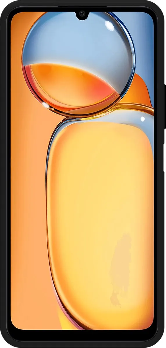 Just in Case Hoesje Xiaomi Redmi 13C - Siliconen - Zwart - afbeelding 6 van 6