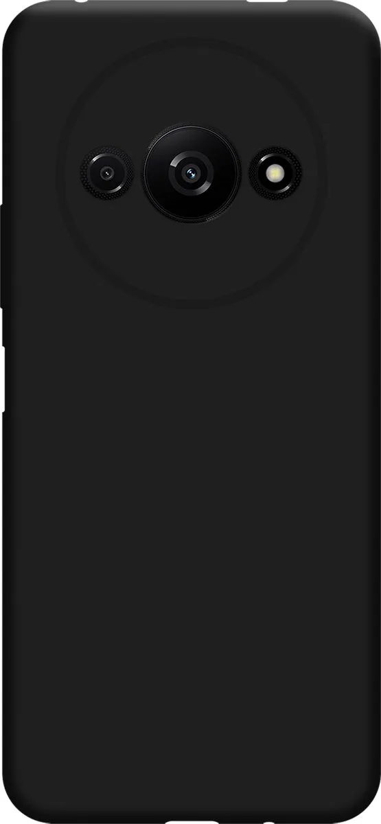 Just in Case Siliconen Hoesje Xiaomi Redmi A3 - Zwart
