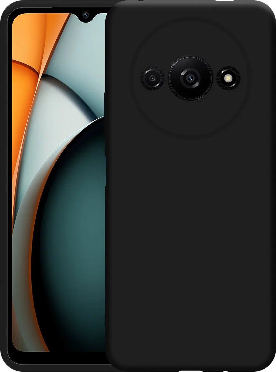 Just in Case Siliconen Hoesje Xiaomi Redmi A3 - Zwart
