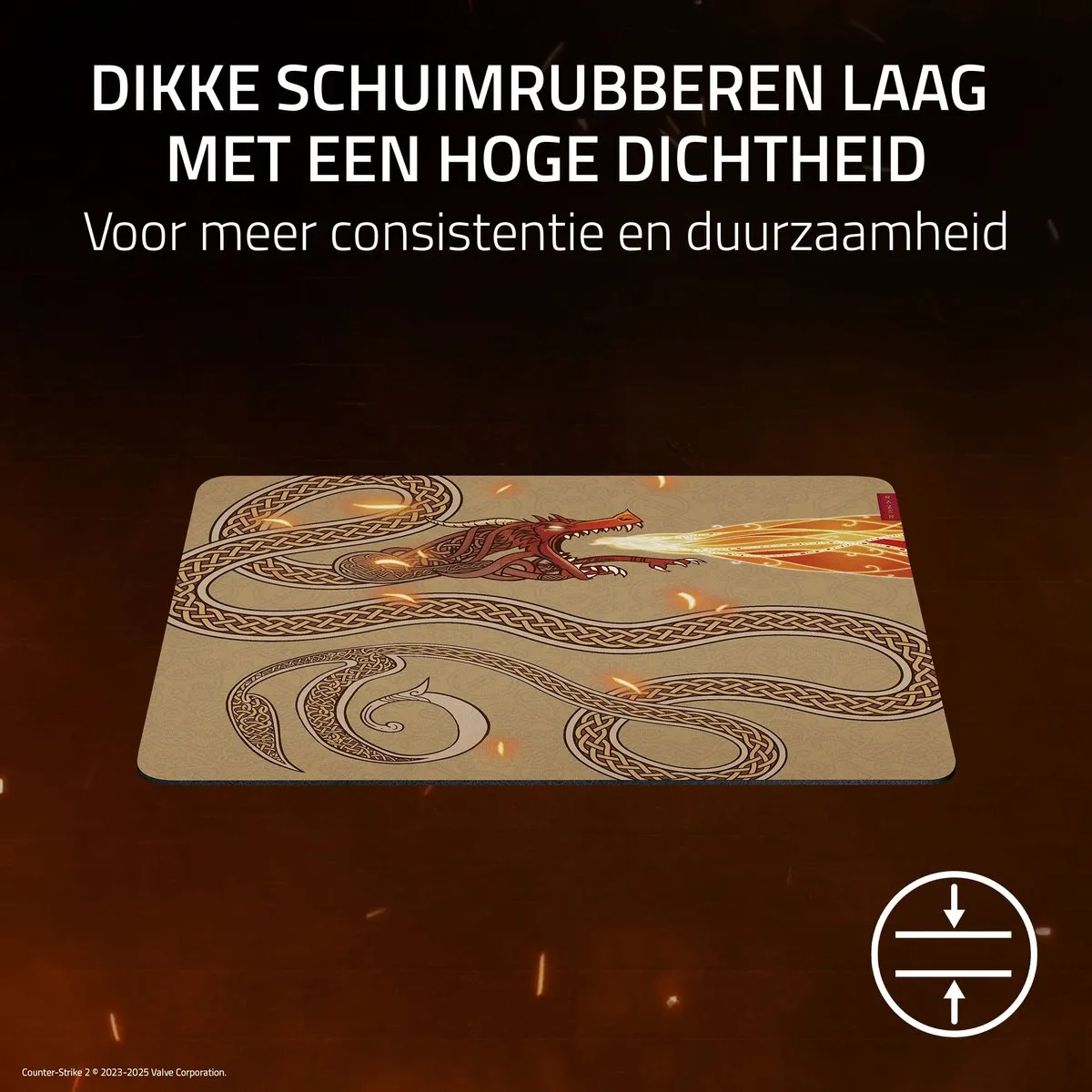 Razer Gigantus V2 Muismat Counter-Strike 2 Edition - Groot