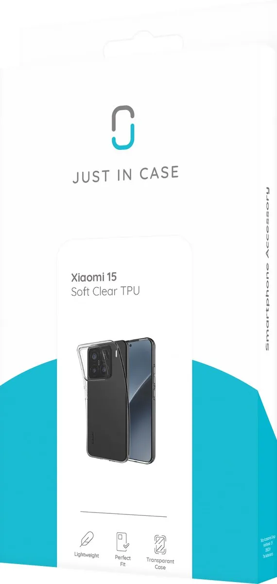 Just in Case Hoesje Xiaomi 15 Siliconen - Transparant - 8502292