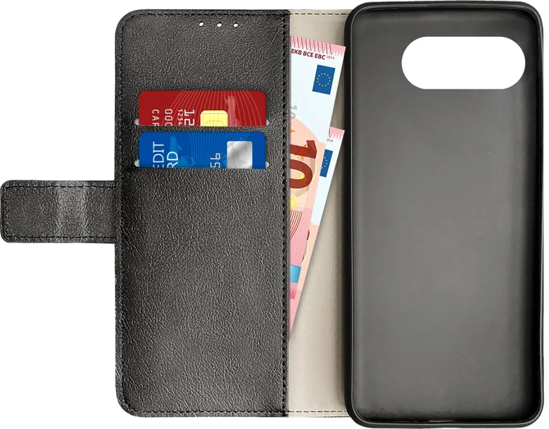 Just in Case Bookcase Classic 8504753 Hoesje - Google Pixel 9a - Zwart