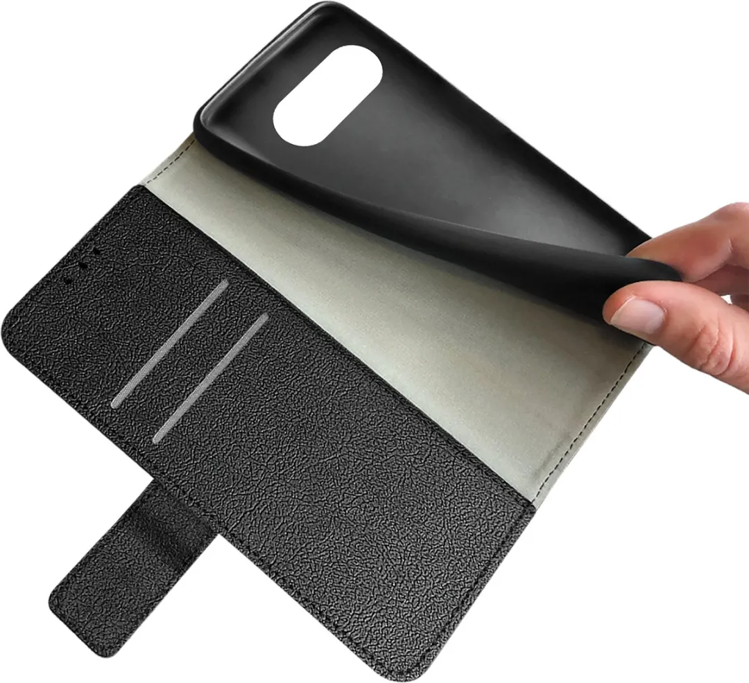 Just in Case Bookcase Classic 8504753 Hoesje - Google Pixel 9a - Zwart - afbeelding 6 van 6