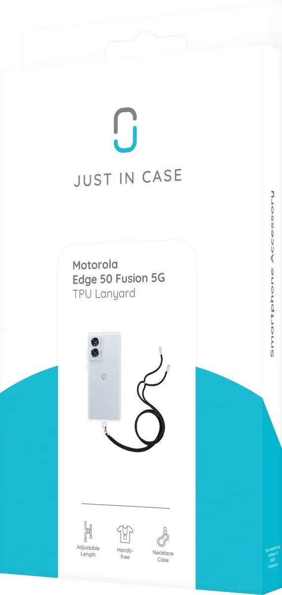 Just in Case Hoesje Motorola Edge 50 Fusion 8491121 - Transparant - afbeelding 6 van 6
