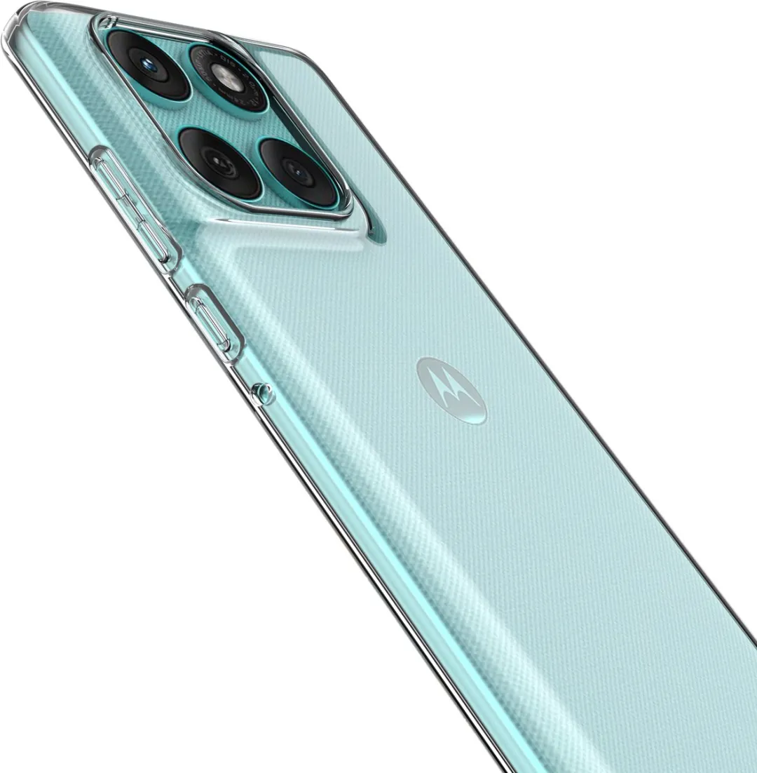 Just in Case Hoesje Motorola Edge 60-serie - Siliconen - Transparant
