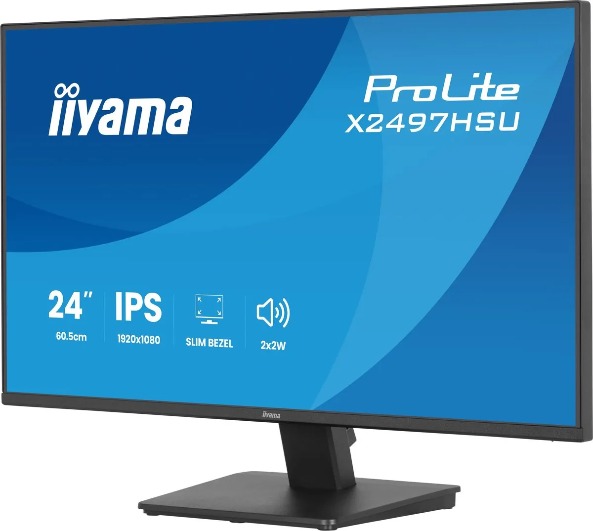 iiyama ProLite X2497HSU-B1 Monitor 23.8" Full HD - Zwart