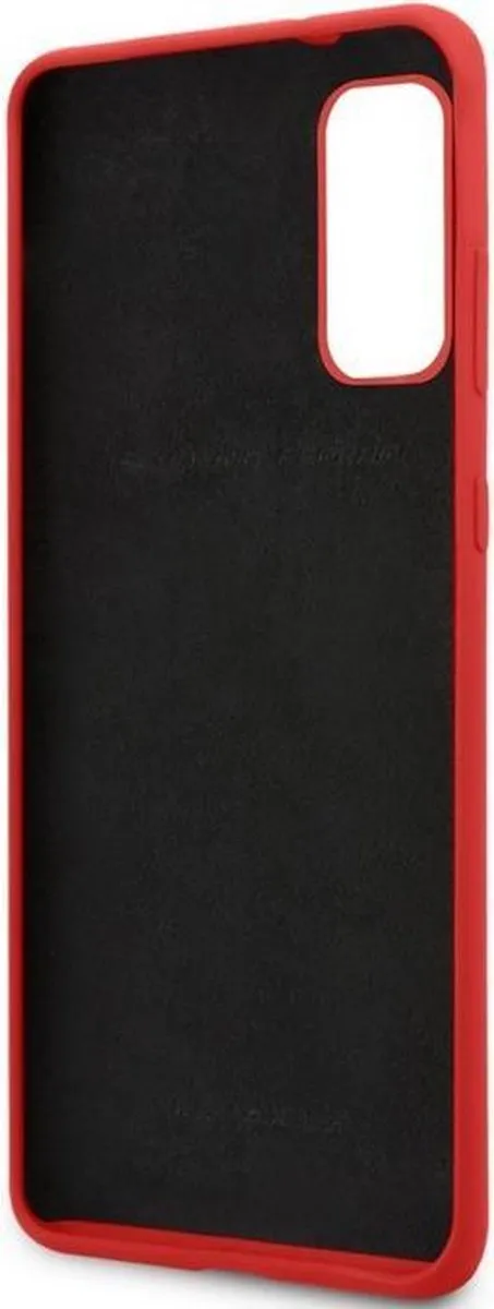 Ferrari SF Silicone Hoes Samsung Galaxy S20 - Rood