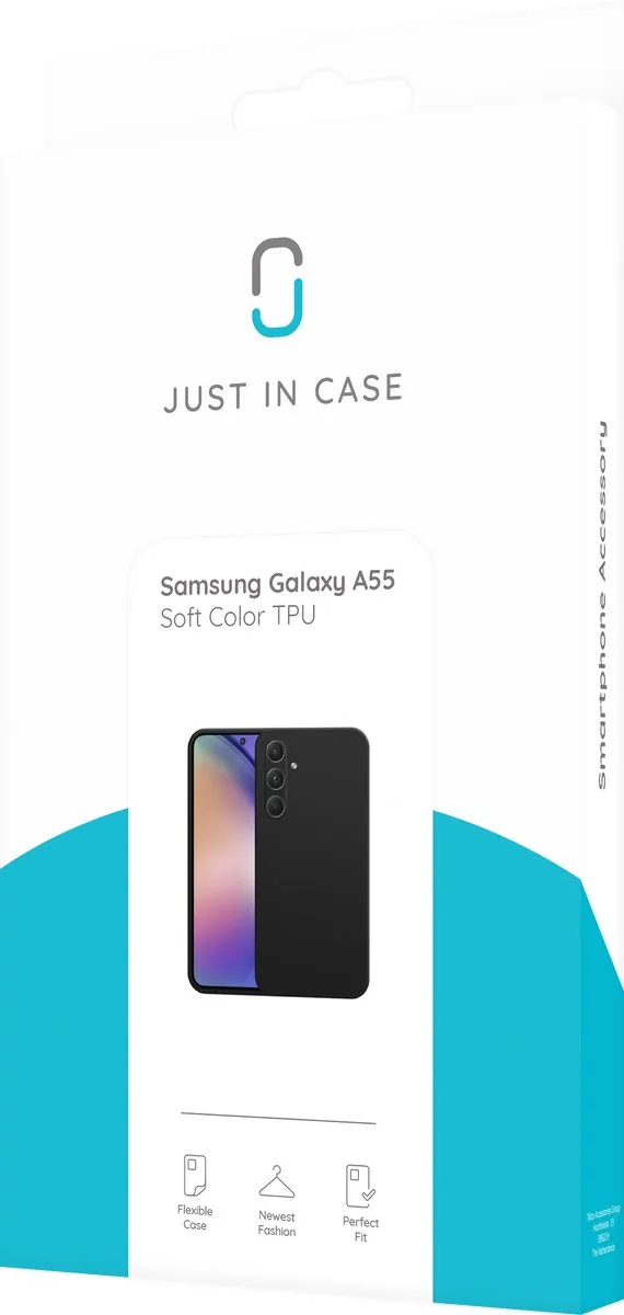 Just in Case Hoesje Samsung Galaxy A55 8326805 - Zwart