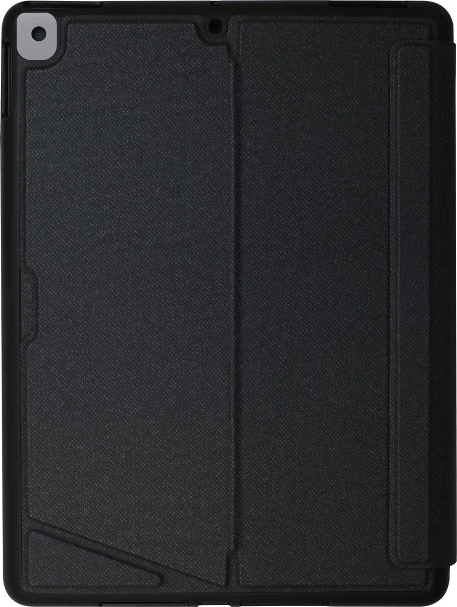 Just in Case iPad 2021/2020 Back Cover + Flap + Toetsenbord - Zwart