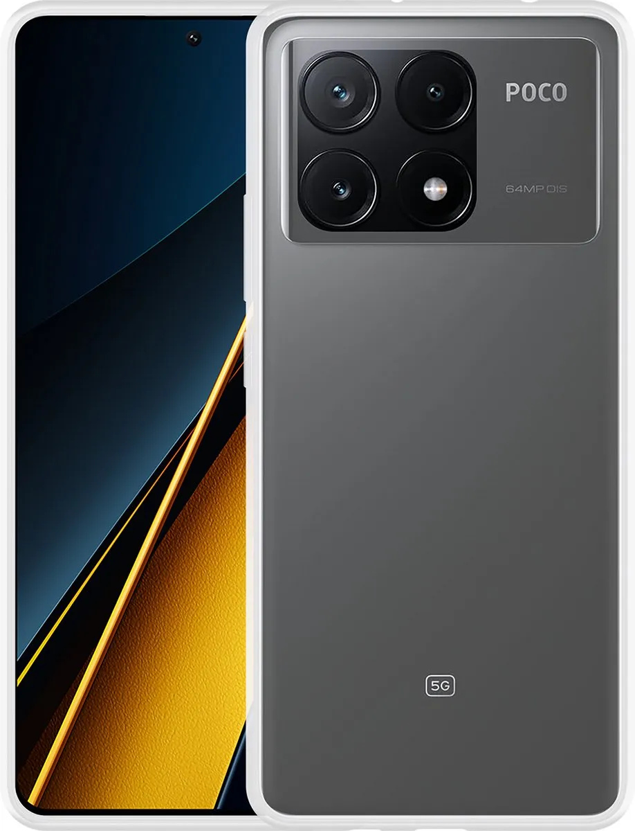 Just in Case Hoesje Xiaomi Poco X6 Pro 8466945 - Transparant - afbeelding 6 van 6