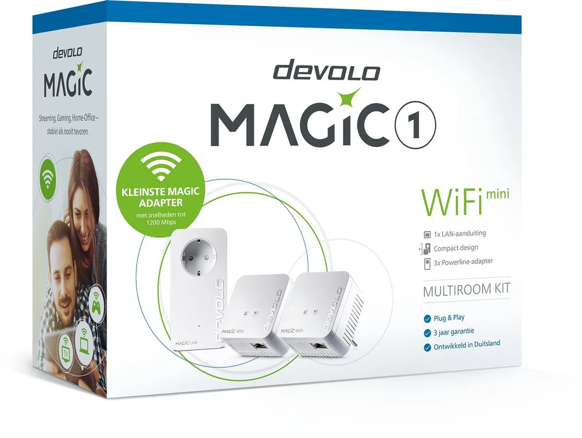 Devolo Magic 1 Multiroom Kit 3 Stuks - Wit