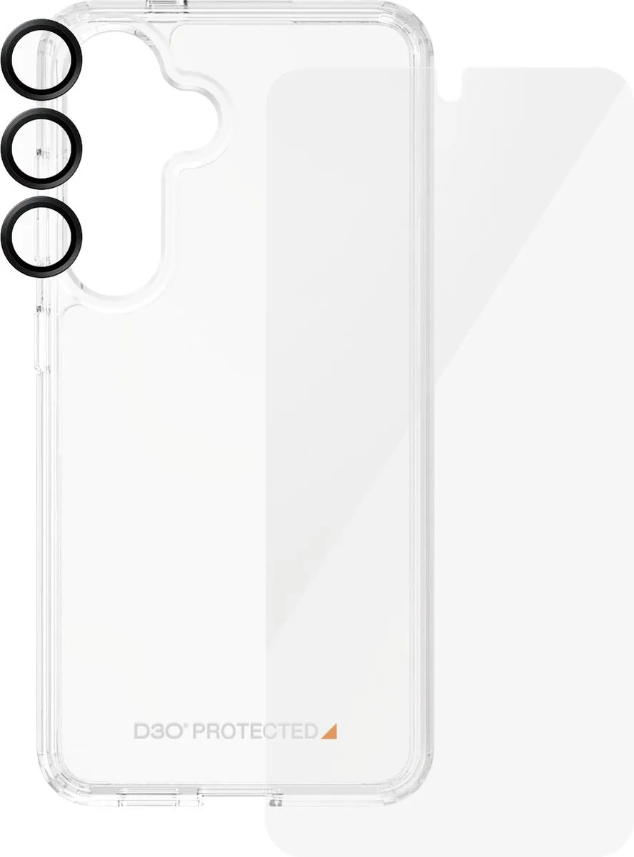 PanzerGlass 3-in-1 Hoesje Samsung Galaxy S24 - Transparant - afbeelding 3 van 6