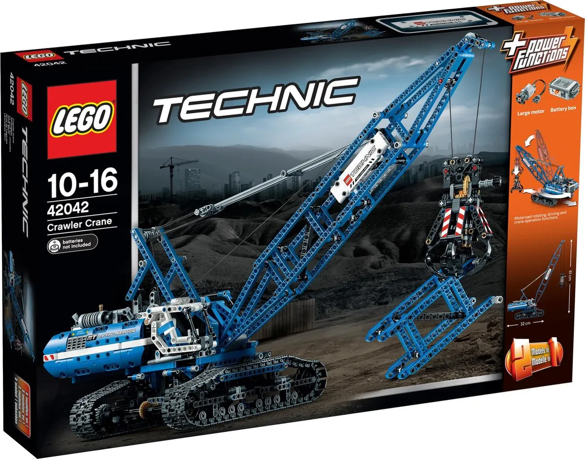 LEGO Technic Rupsbandkraan 42042 - 1401 Stukken - afbeelding 2 van 6