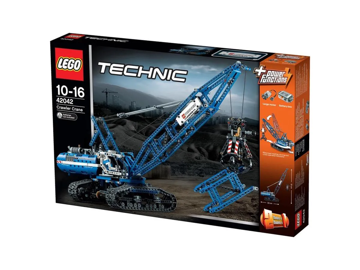 LEGO Technic Rupsbandkraan 42042 - 1401 Stukken - afbeelding 5 van 6