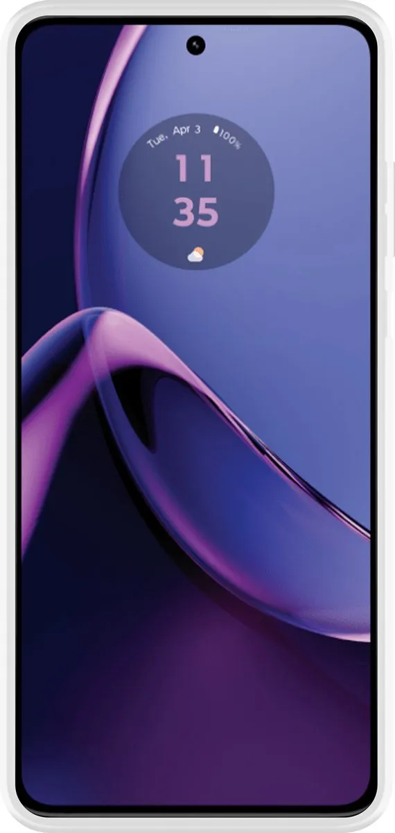 Just in Case Moto G84 Hoesje Siliconen - Transparant - MPN 8334510