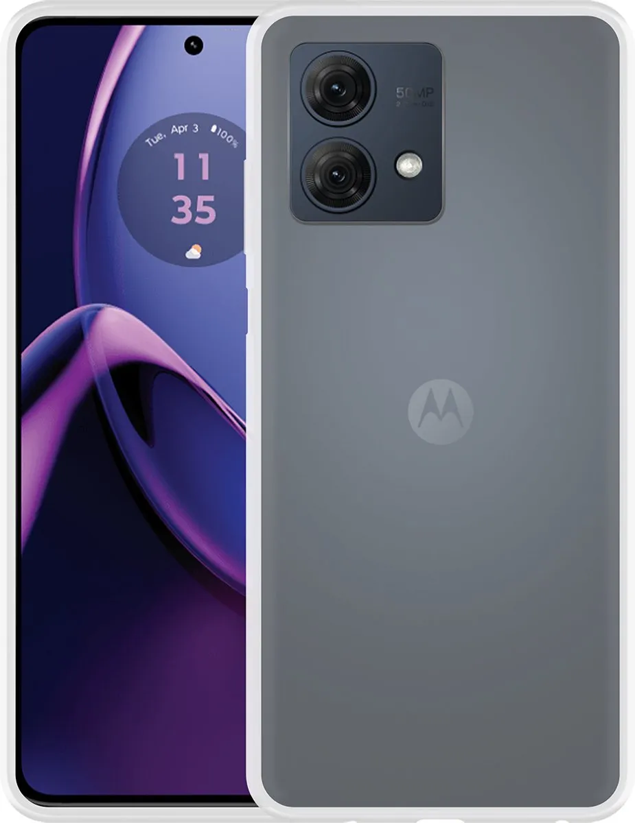 Just in Case Moto G84 Hoesje Siliconen - Transparant - MPN 8334510