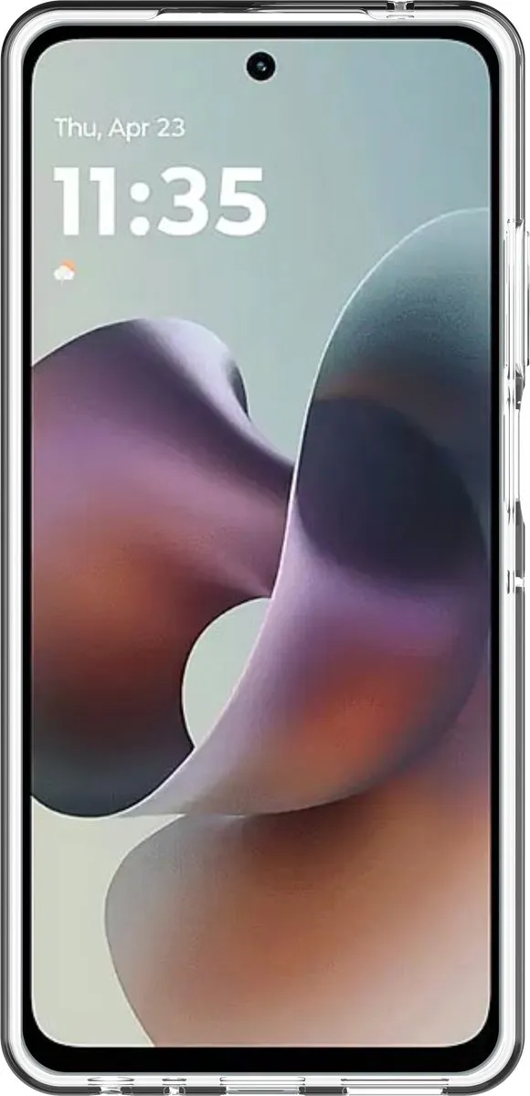Just in Case Moto G56 Hoesje met Koord MMT2766KL0L - Transparant