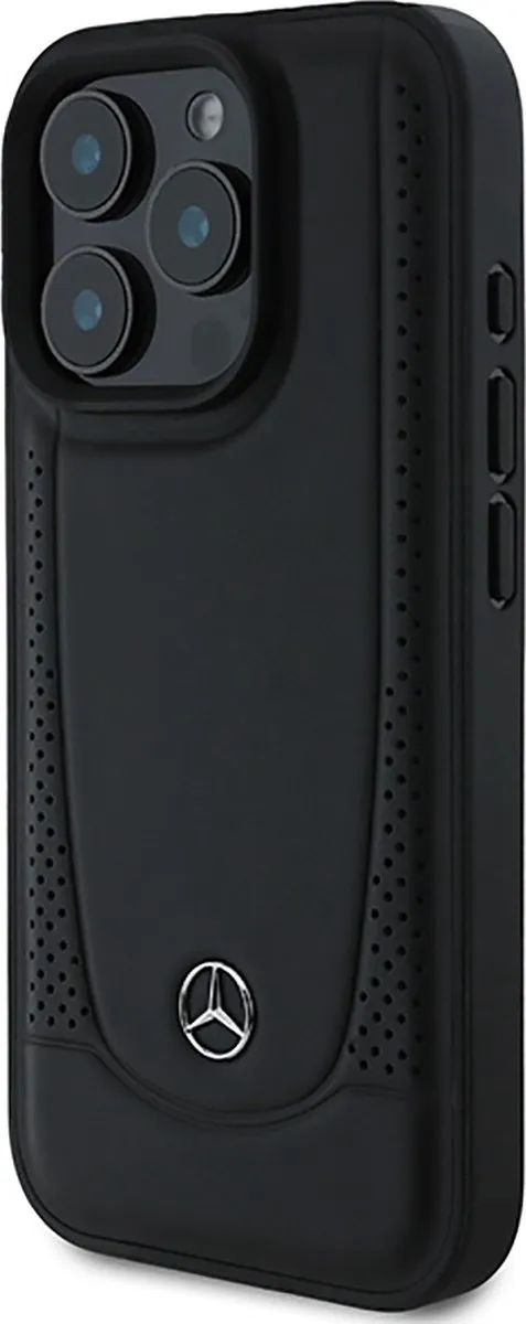 Mercedes-Benz Backcase Hoesje iPhone 16 Pro Max MEHCP16XARMBK - Zwart