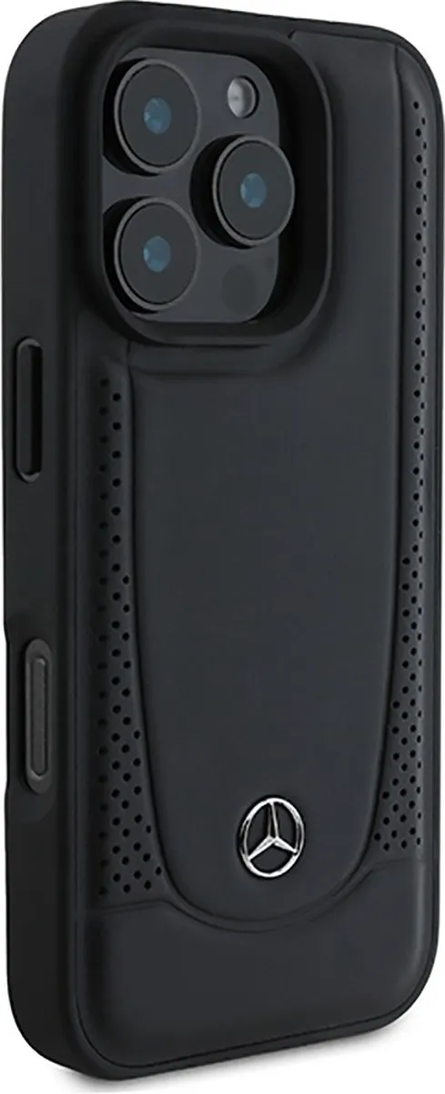 Mercedes-Benz Backcase Hoesje iPhone 16 Pro Max MEHCP16XARMBK