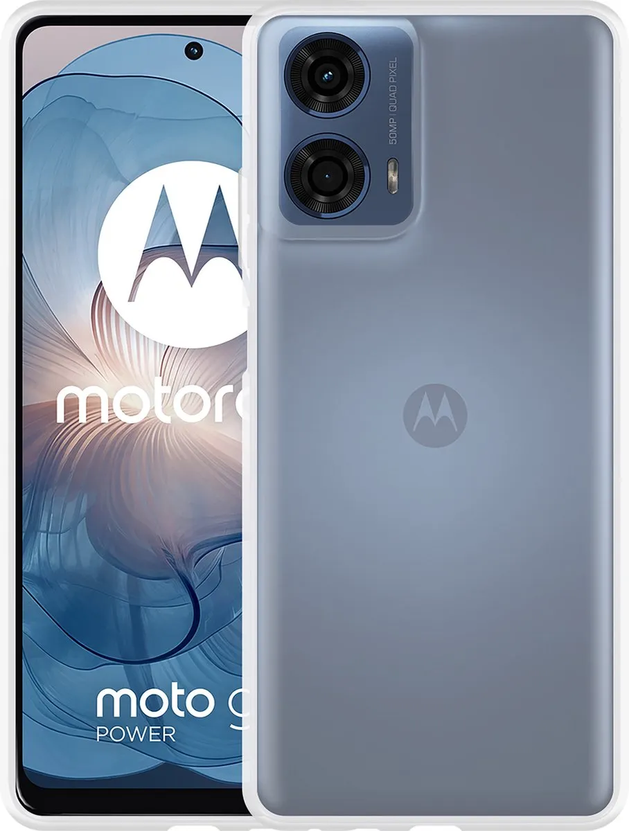 Just in Case Moto G04/G04s/G24/G24 Power Siliconen Hoesje - Transparant
